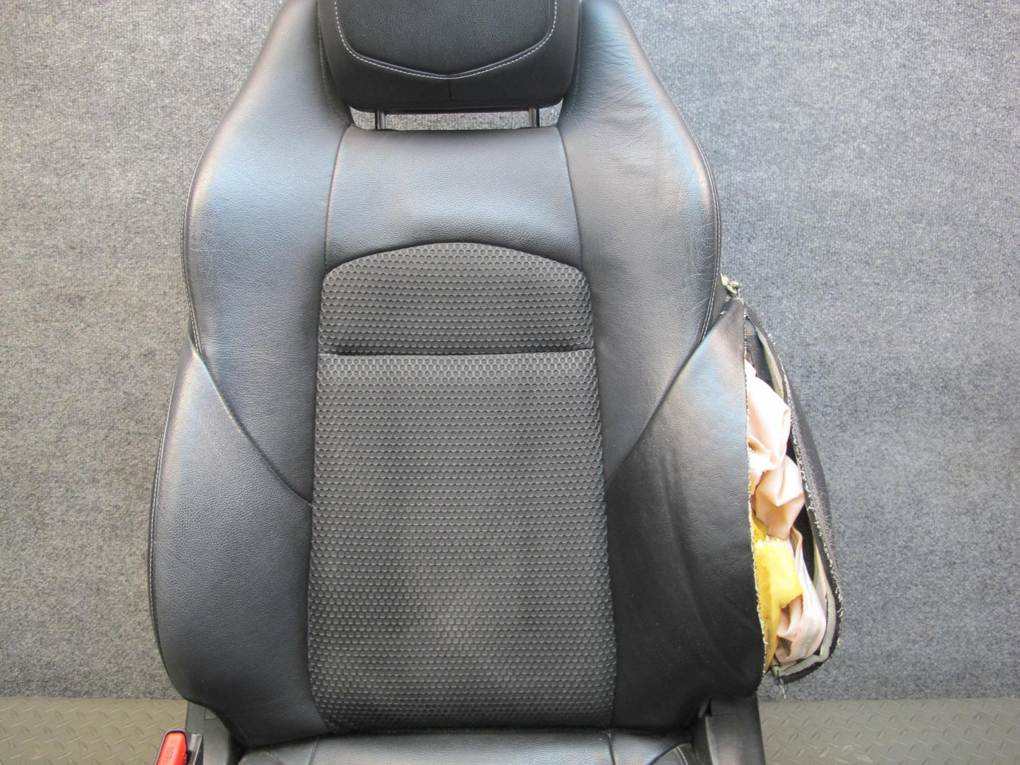 10-19 Nissan Z34 370Z Convertible Set of 2 Left & Right Leather Seat Black OEM