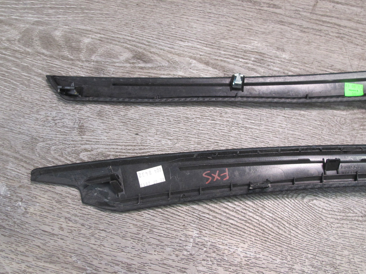 10-14 BMW E71 X6M 10pcs Dash Center Console Door Carbon Fiber Trim Panel Set OEM