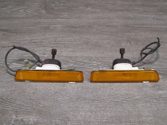 1978-1985 Porsche 928 S Front Left & Right Side Marker Light Lamp Set of 2