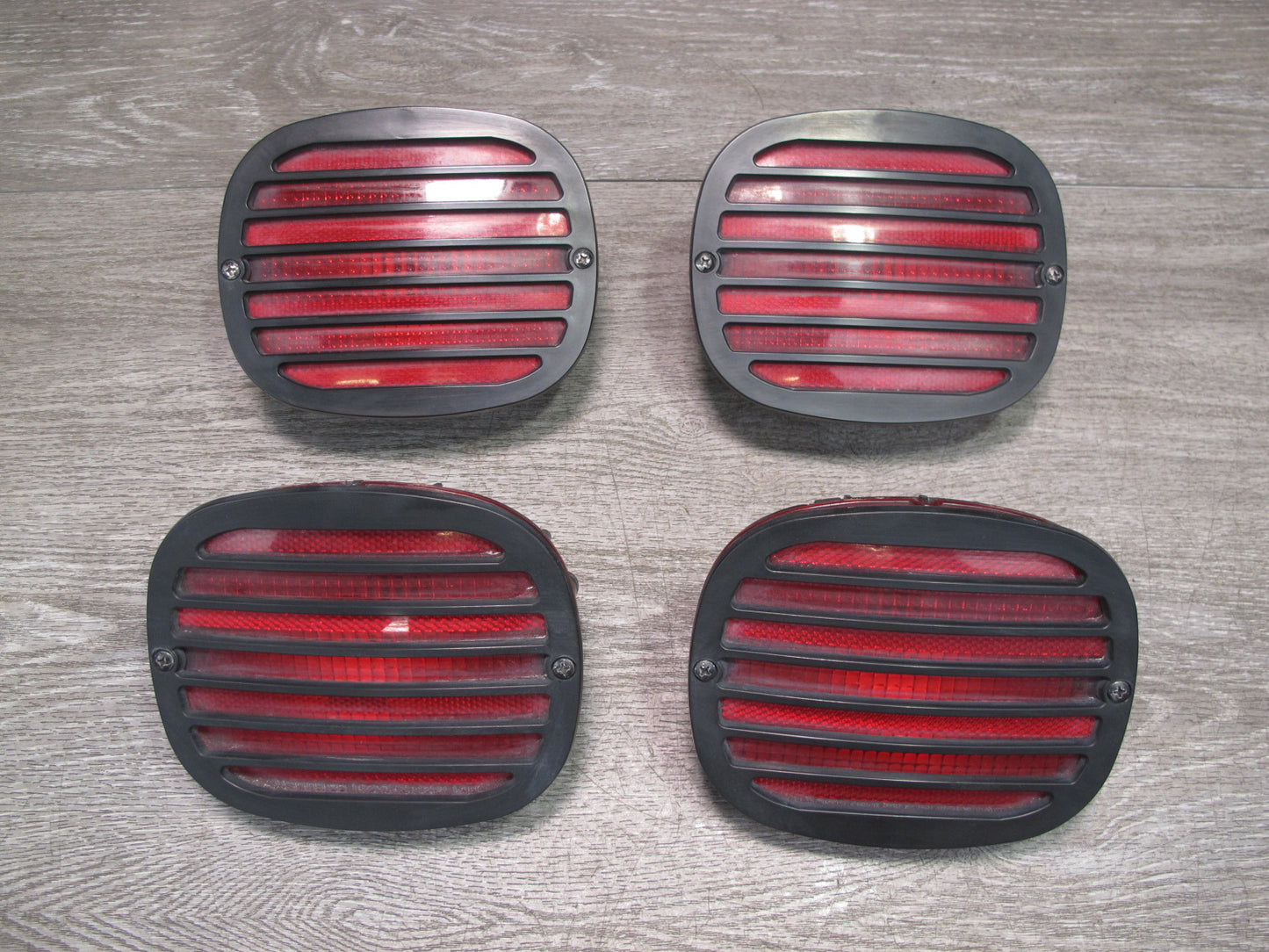 91-96 Chevrolet Corvette C4 Set of 4 Rear Left & Right Tail Light Lamp OEM