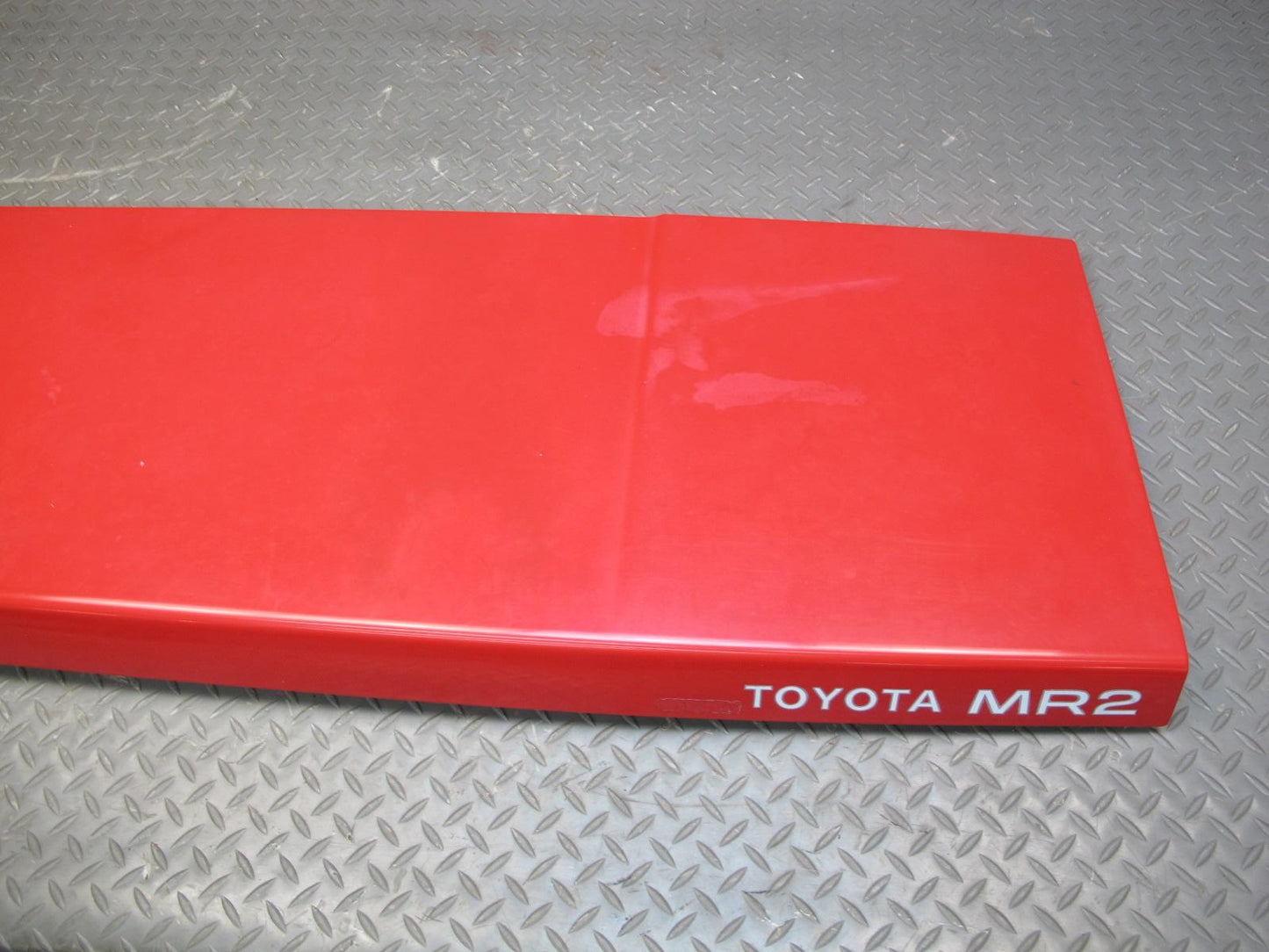 85-89 Toyota MR2 AW15 Rear Trunk Deck Lid Shell Cover Panel RED OEM