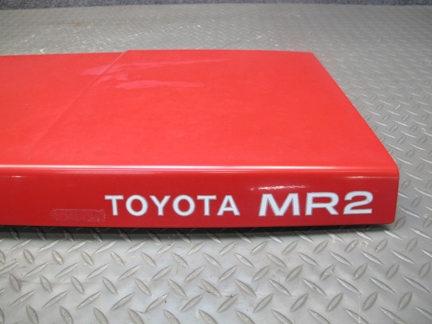 85-89 Toyota MR2 AW15 Rear Trunk Deck Lid Shell Cover Panel RED OEM