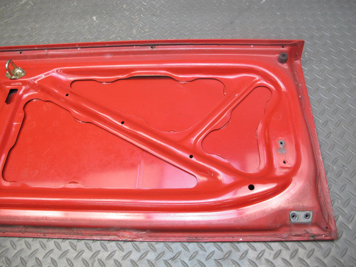 85-89 Toyota MR2 AW15 Rear Trunk Deck Lid Shell Cover Panel RED OEM