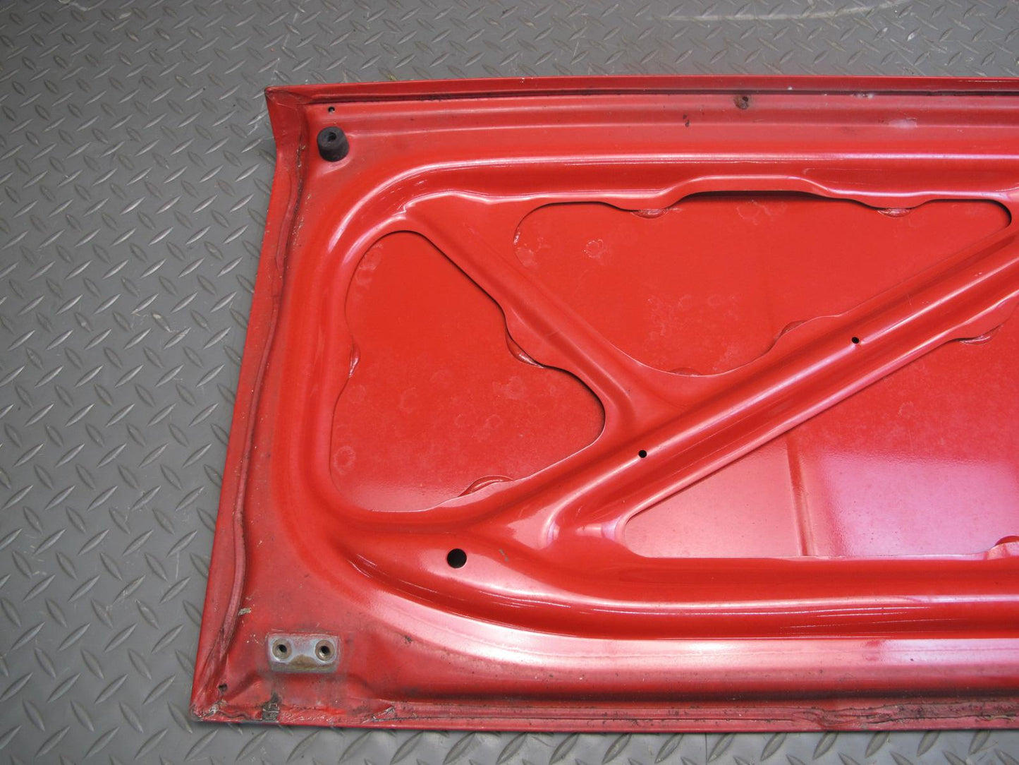 85-89 Toyota MR2 AW15 Rear Trunk Deck Lid Shell Cover Panel RED OEM