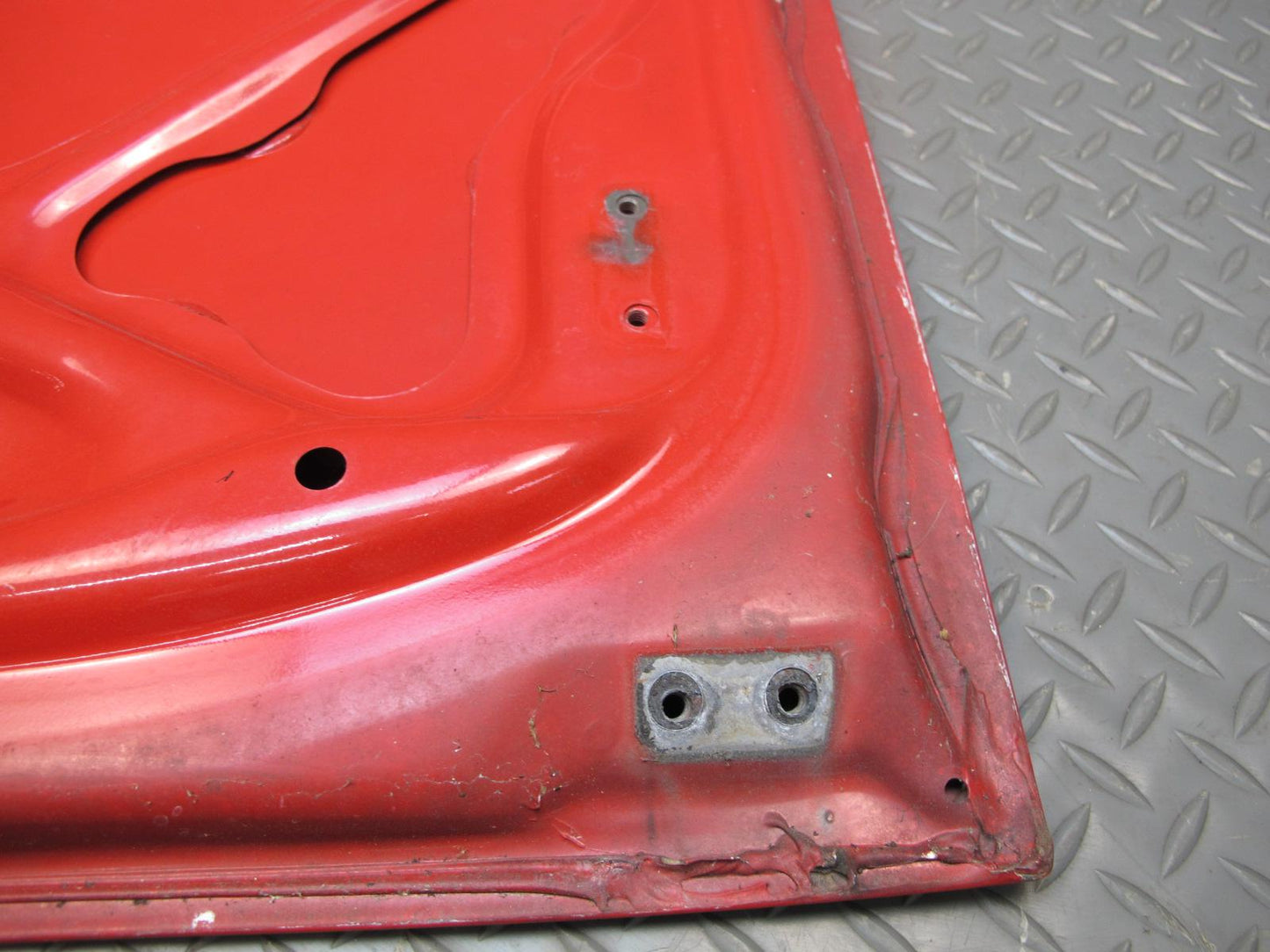 85-89 Toyota MR2 AW15 Rear Trunk Deck Lid Shell Cover Panel RED OEM