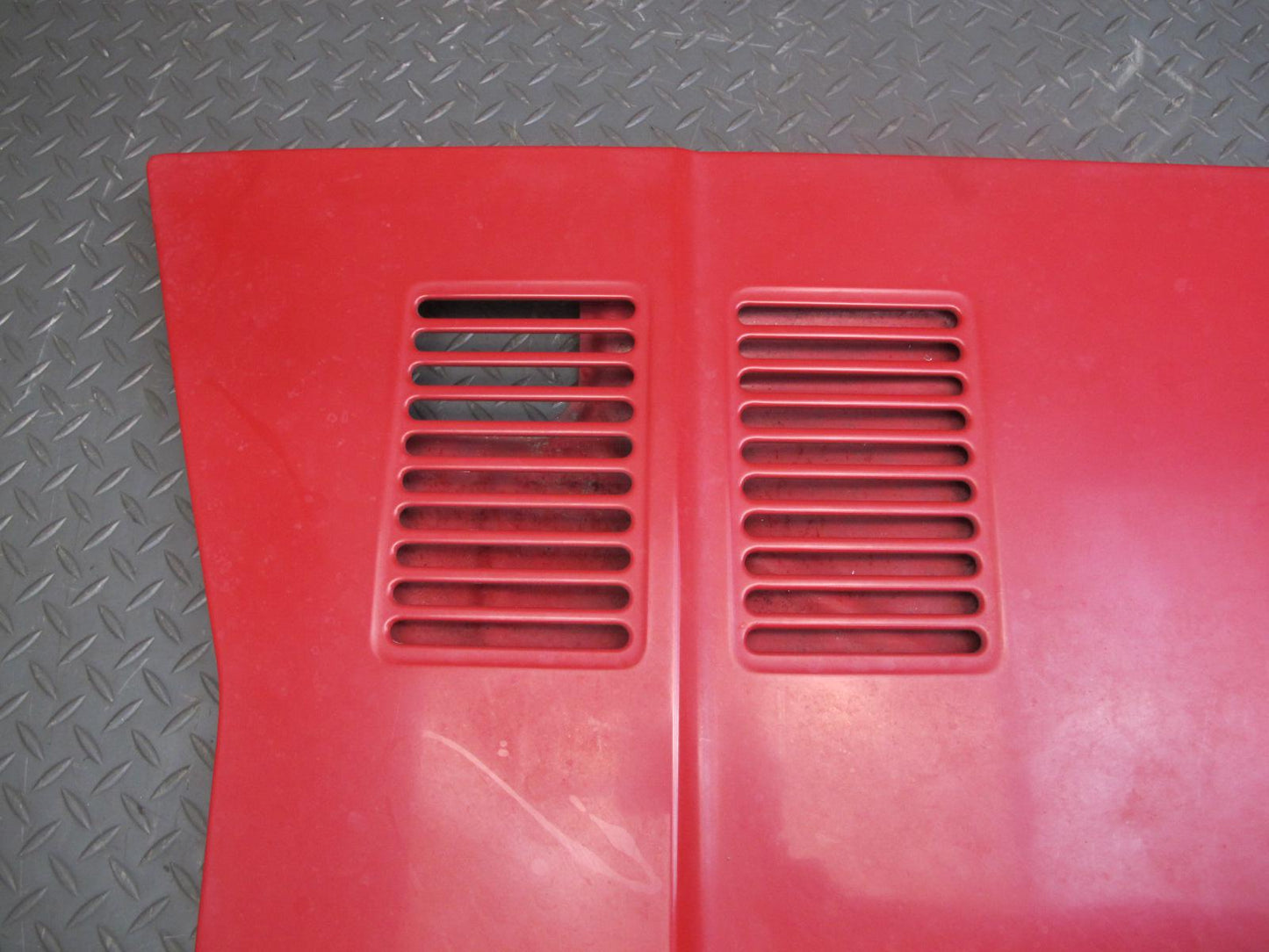 85-89 Toyota MR2 AW15 Rear Engine Hood Lid Cover Panel RED OEM