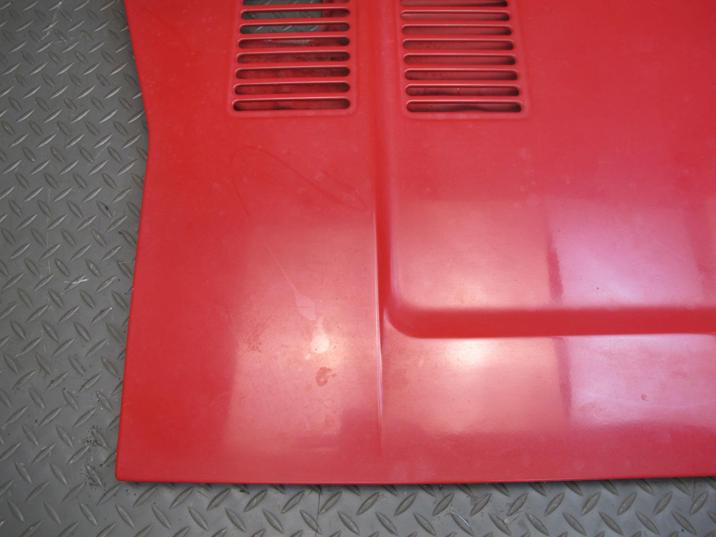 85-89 Toyota MR2 AW15 Rear Engine Hood Lid Cover Panel RED OEM