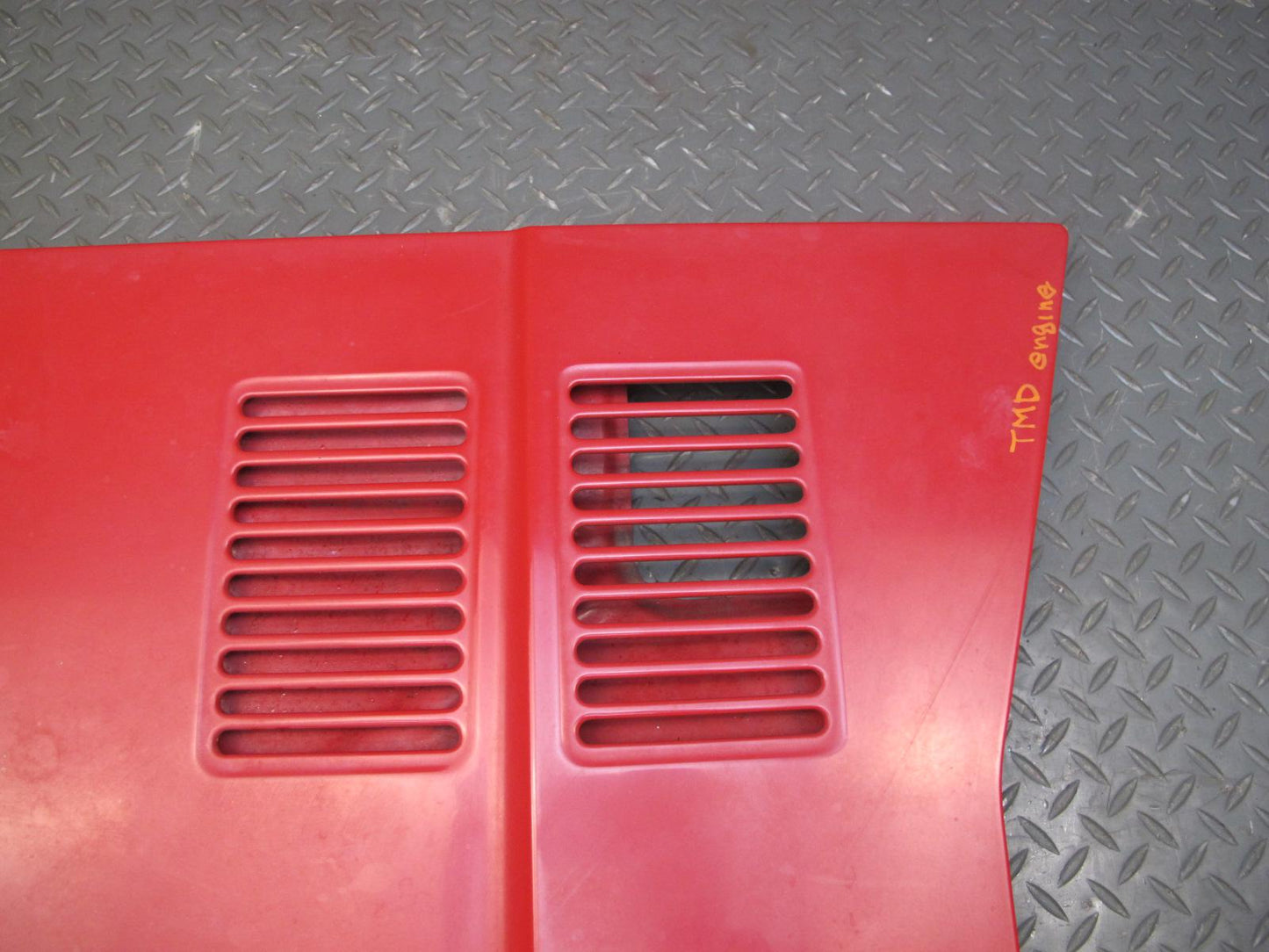 85-89 Toyota MR2 AW15 Rear Engine Hood Lid Cover Panel RED OEM