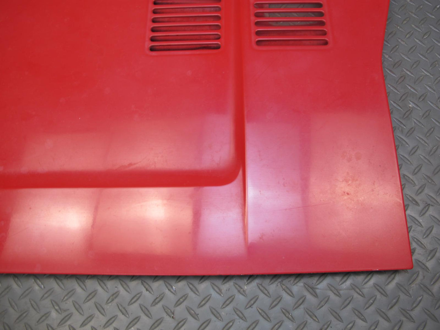 85-89 Toyota MR2 AW15 Rear Engine Hood Lid Cover Panel RED OEM