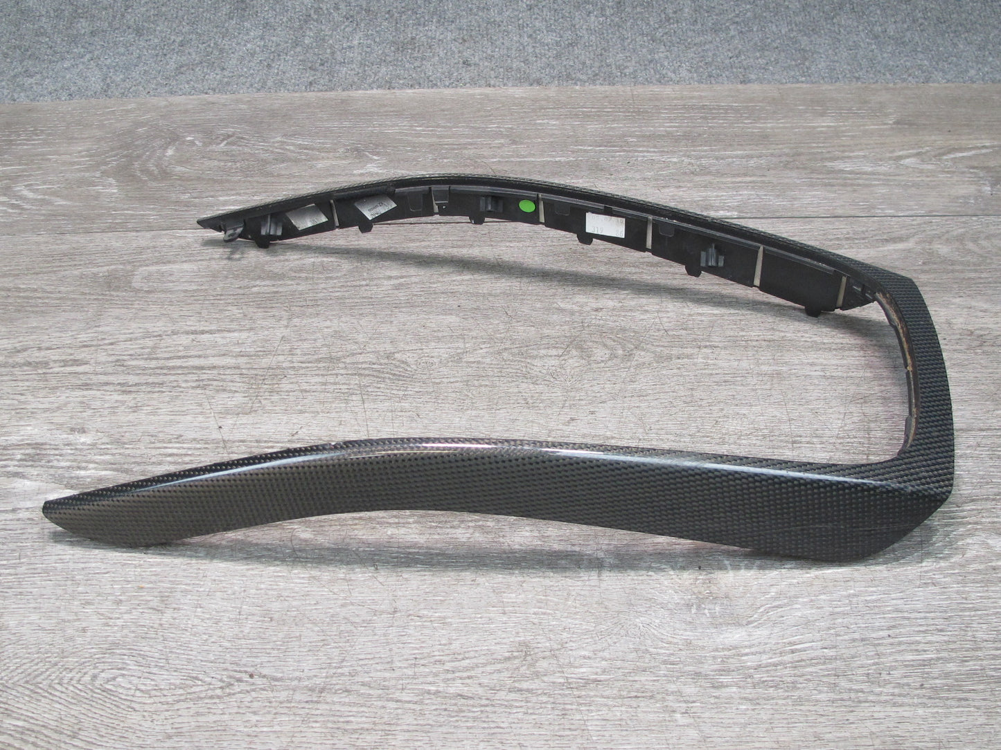 09-16 Audi B8 S4 A4 Interior Dash Console Door Trim Panel Carbon Fiber Set OEM