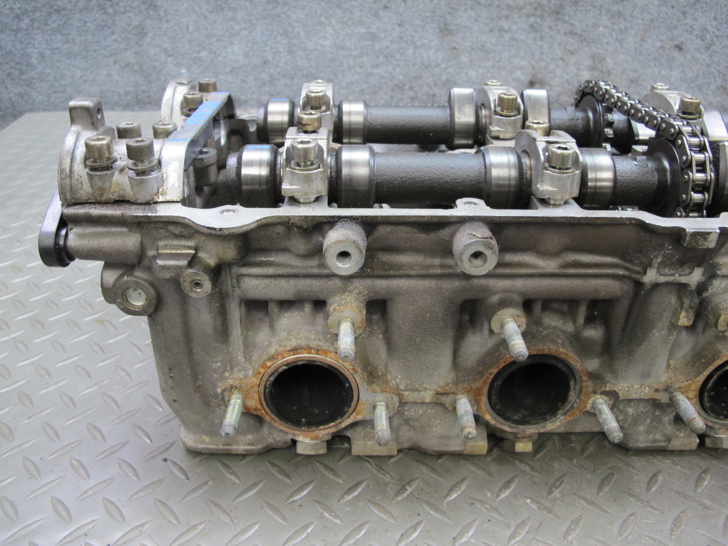 87-89 Porsche 928 5.0L M28.41 Engine Right Cylinder Head w Camshafts 64k Miles