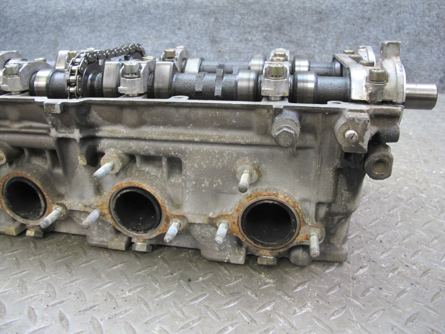 87-89 Porsche 928 5.0L M28.41 Engine Right Cylinder Head w Camshafts 64k Miles