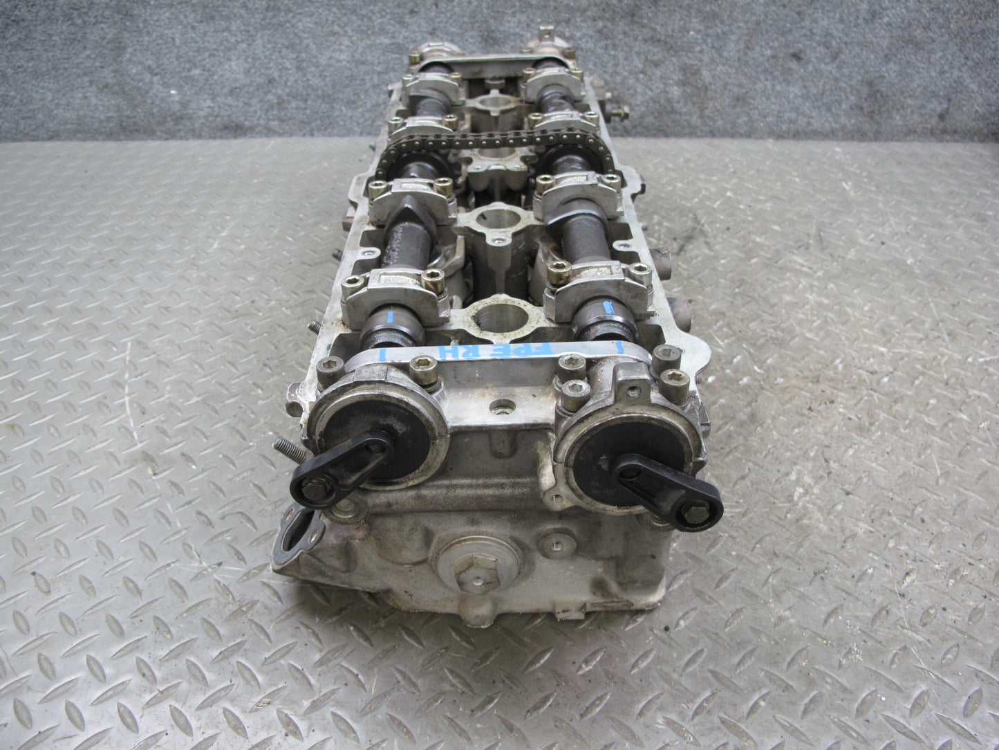 87-89 Porsche 928 5.0L M28.41 Engine Right Cylinder Head w Camshafts 64k Miles