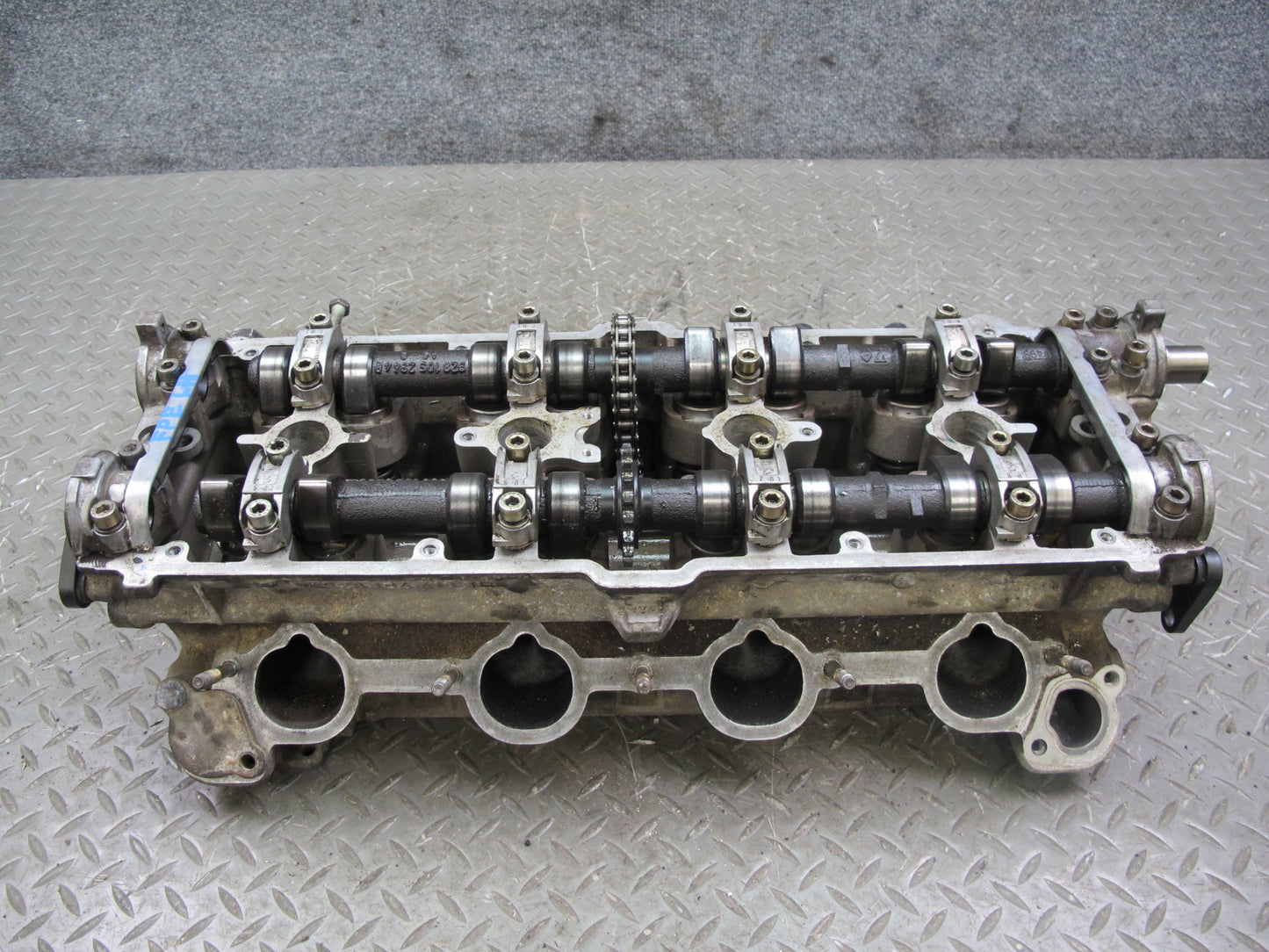 87-89 Porsche 928 5.0L M28.41 Engine Left Cylinder Head w Camshafts 64k Miles