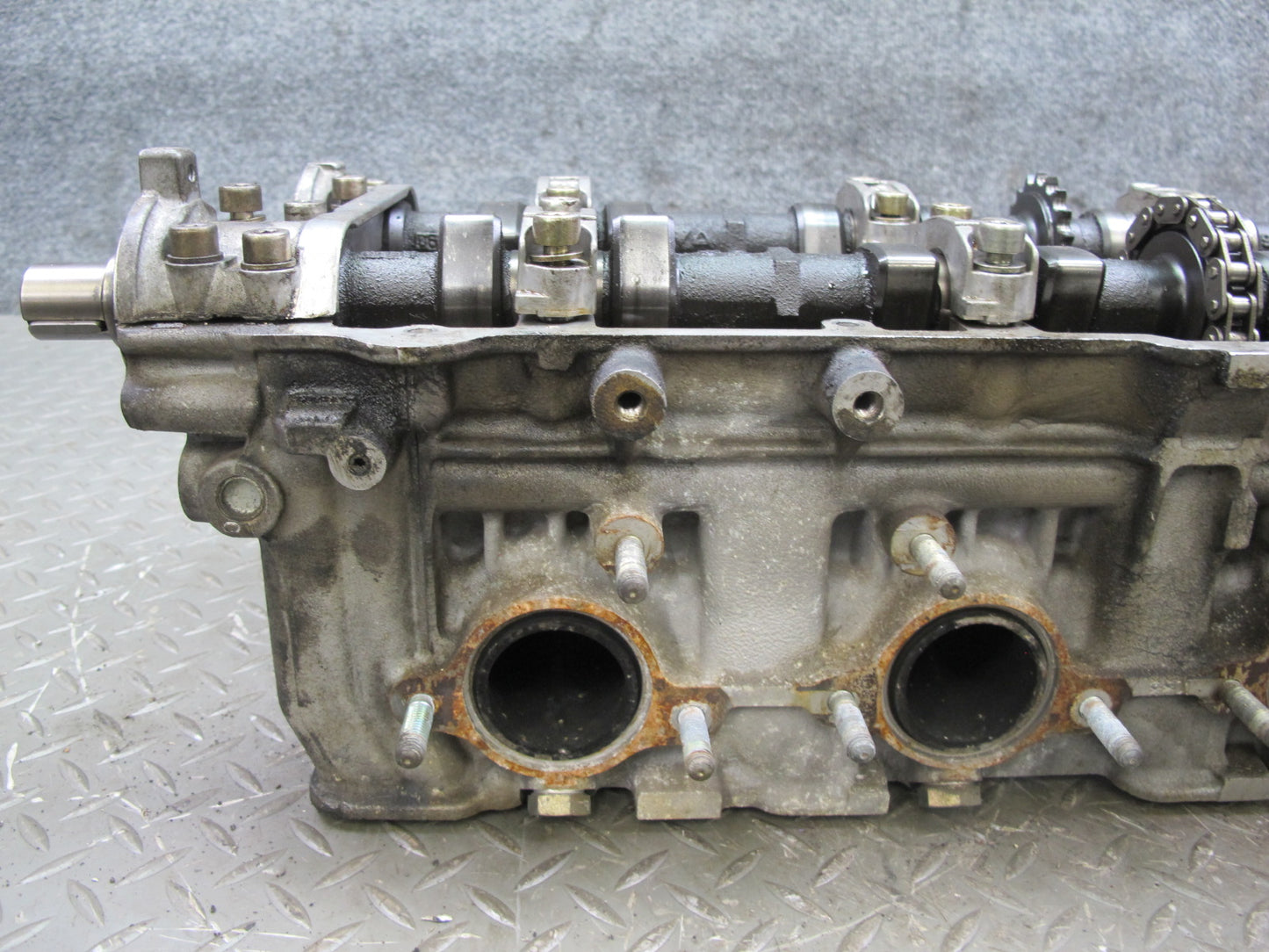 87-89 Porsche 928 5.0L M28.41 Engine Left Cylinder Head w Camshafts 64k Miles