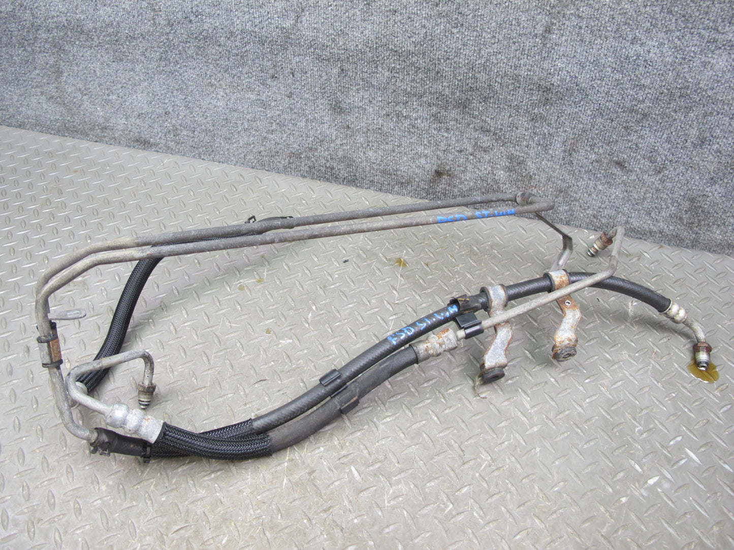 06-09 Pontiac Solstice Power Steering Hose Pipe Line Set OEM
