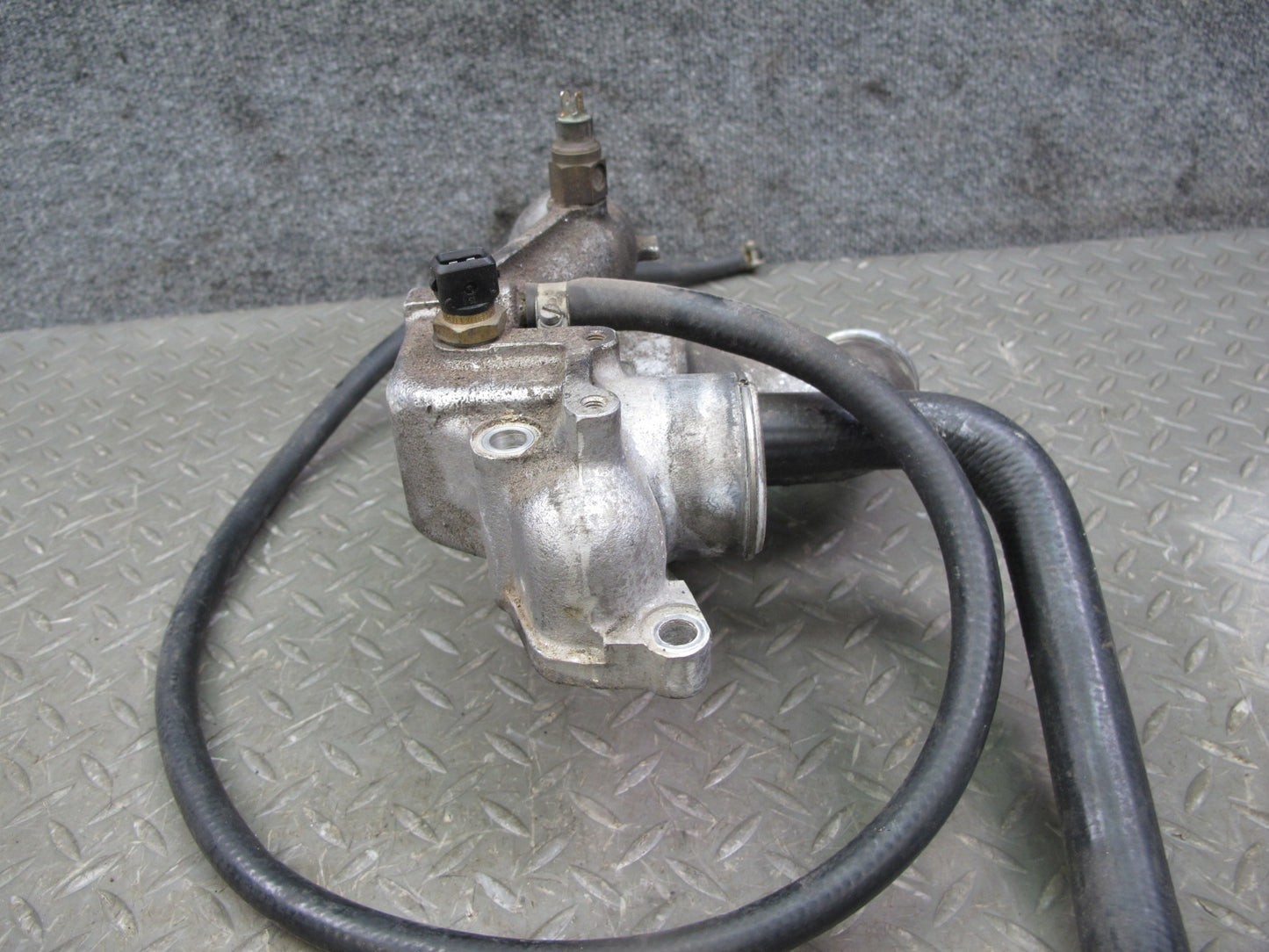 1987-1991 Porsche 928 S4 5.0L V8 Engine Coolant Thermostat Housing Assembly