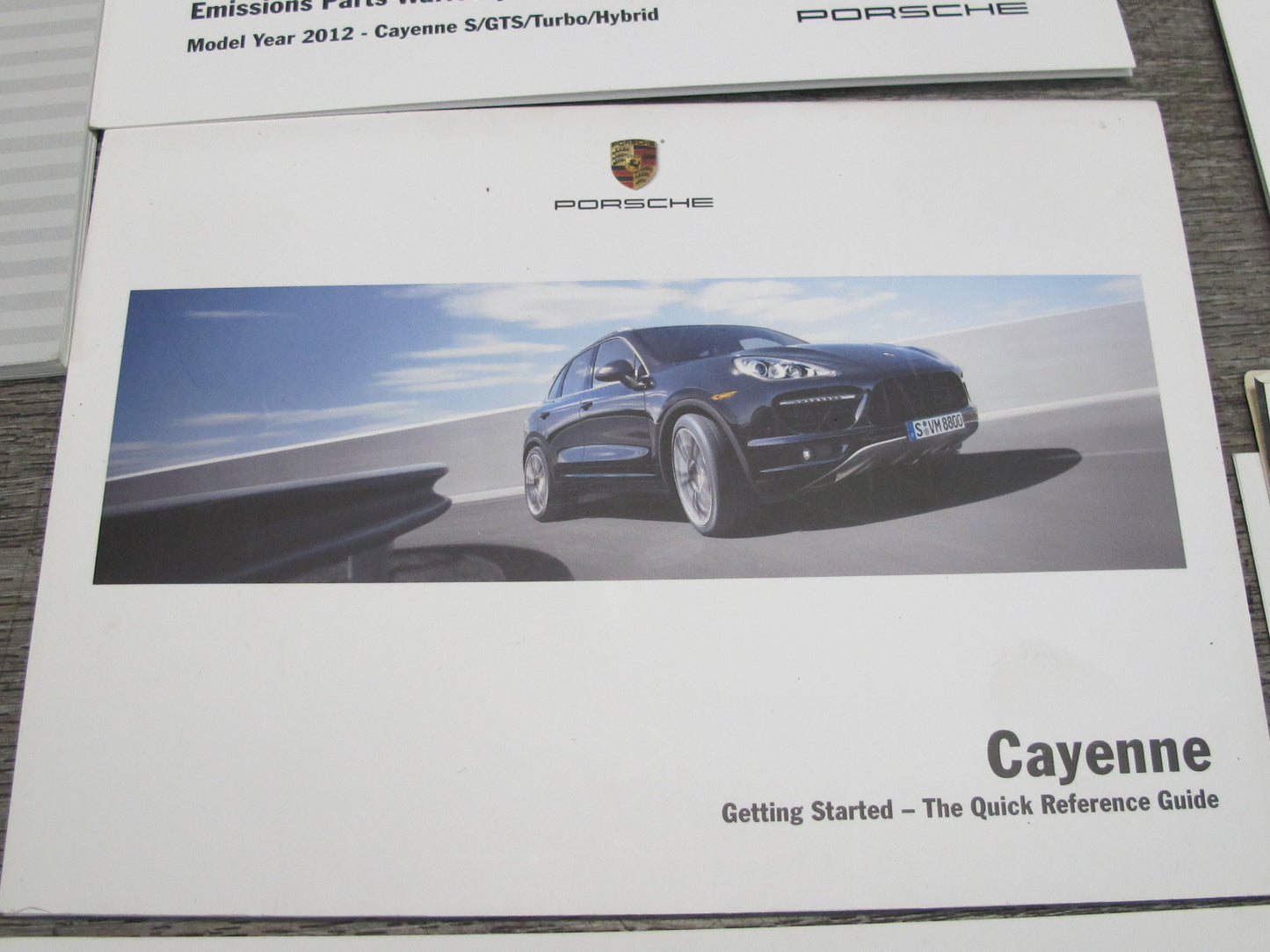 2012 Porsche Cayenne 958 User Owner Operator Manual Book Set w Case