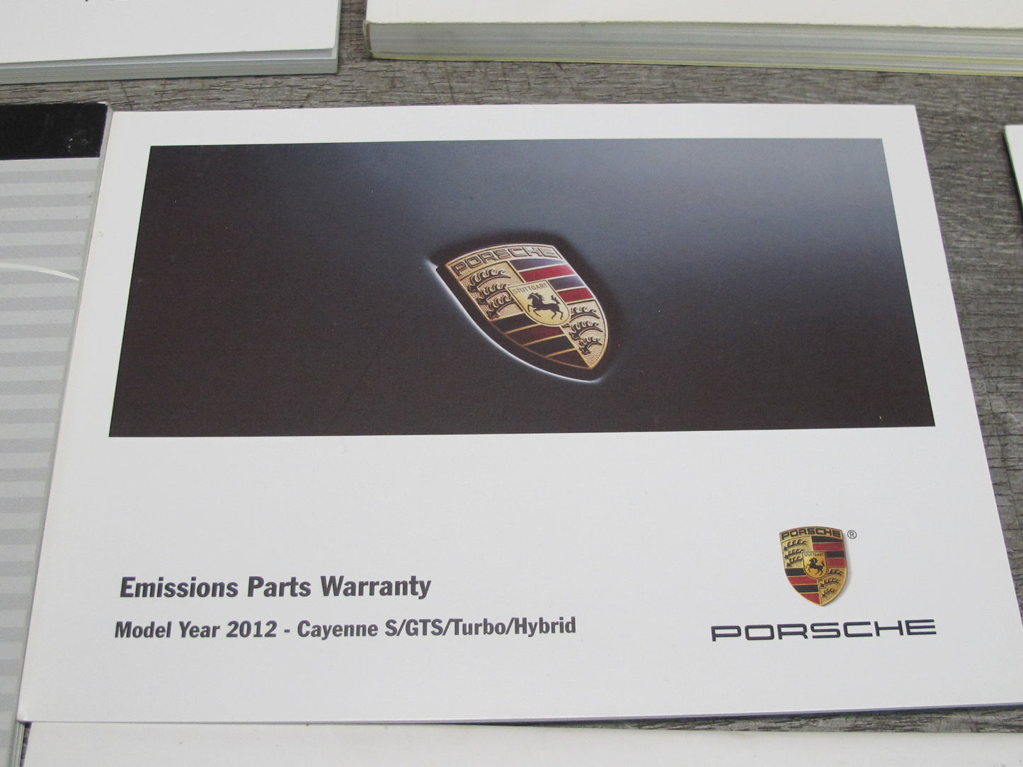 2012 Porsche Cayenne 958 User Owner Operator Manual Book Set w Case