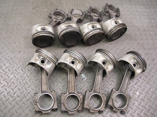 1987-1991 Porsche 928 S4 5.0L Engine Piston Connecting Rod Set of 8 64k Miles