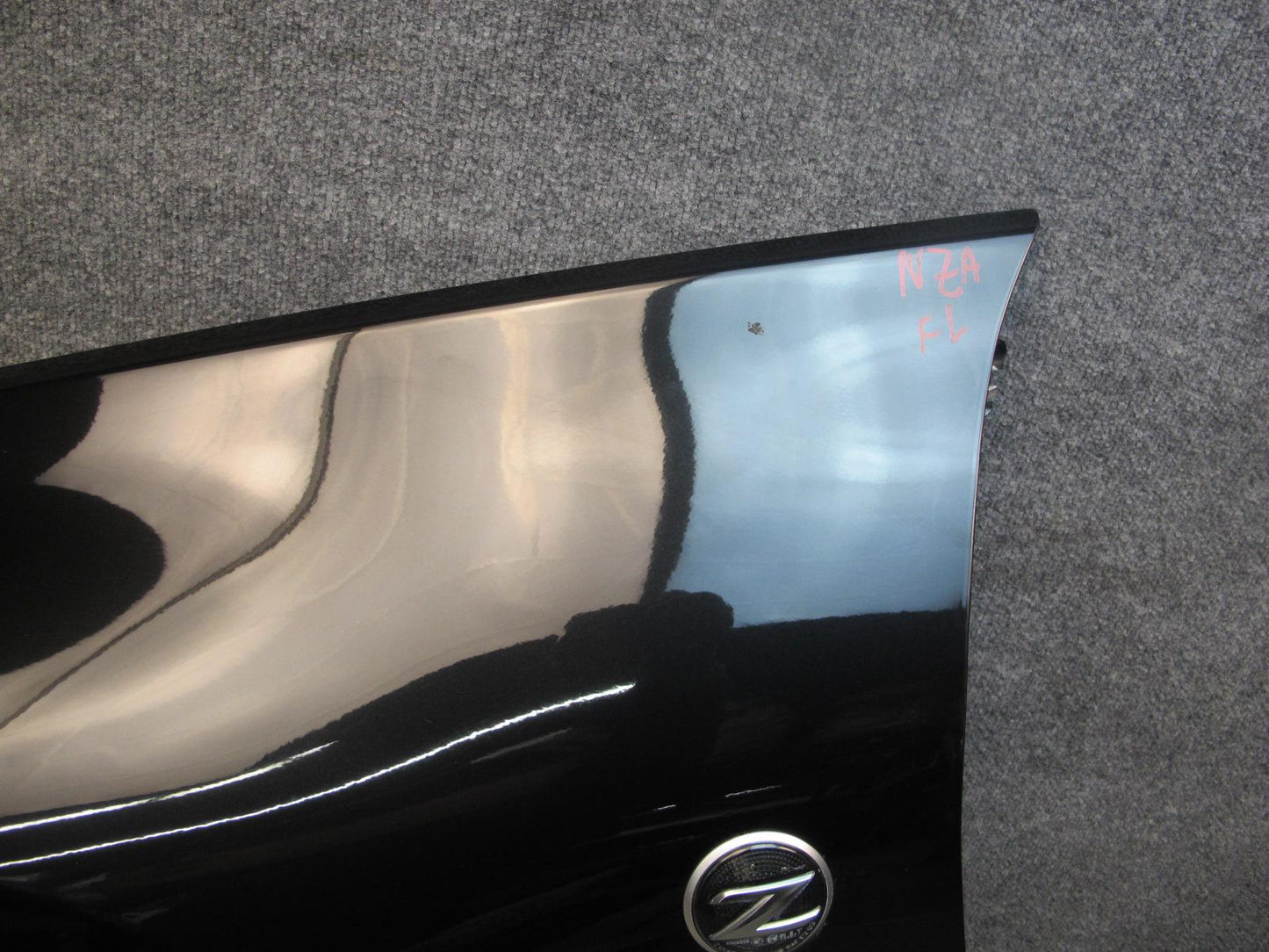 10-19 Nissan Z34 370Z Convertible Front Left Fender Shell Panel Cover Black OEM