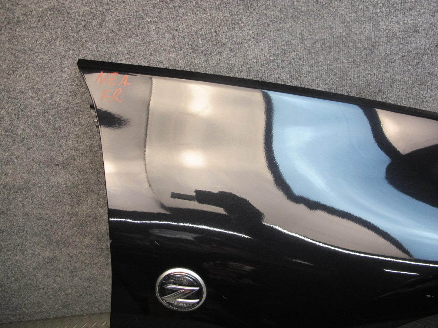 10-19 Nissan Z34 370Z Convertible Front Right Fender Shell Panel Cover Black OEM