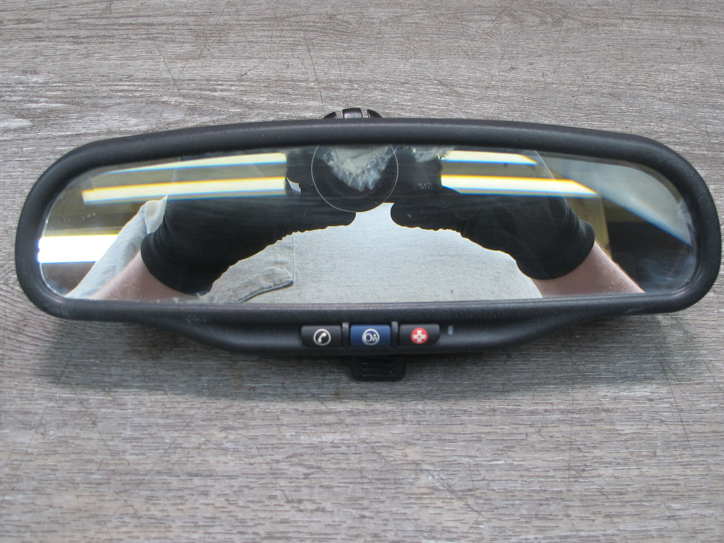 06-09 Pontiac Solstice Manual Dimming Interior Rear View Mirror OEM