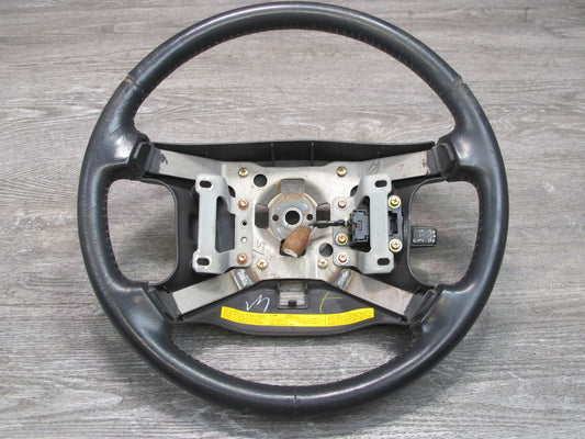 91-93 Mitsubishi 3000GT Dodge Stealth Leather Steering w Cruise Switch OEM