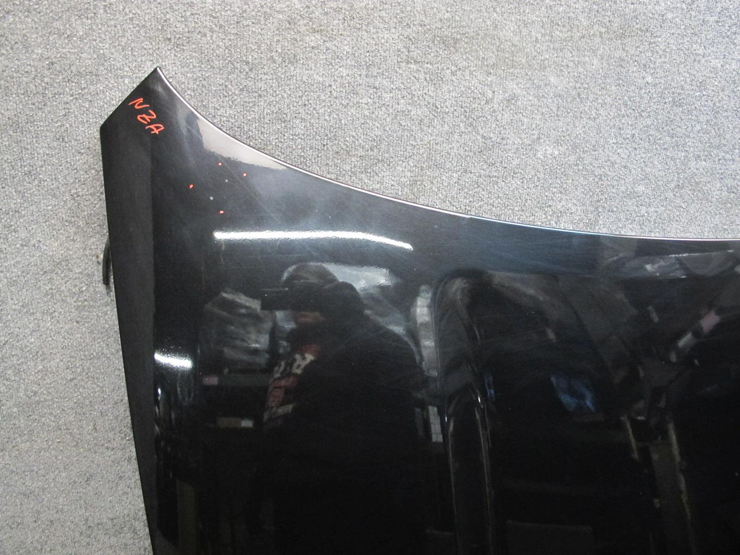 09-20 Nissan Z34 370Z Front Hood Bonnet Shell Panel Cover Black OEM