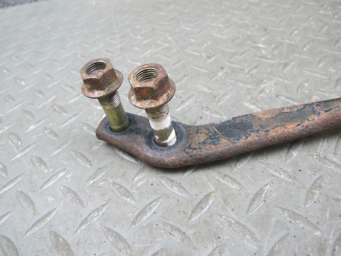 85-89 Toyota MR2 Front Left Suspension Lower Control Arm & Strut Rod Set OEM