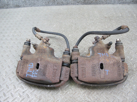85-86 Toyota MR2 AW15 Set of 2 Front Left & Right Brake Caliper OEM