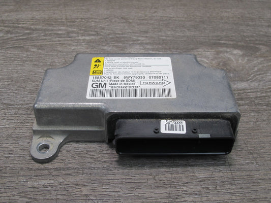 07-10 SATURN SKY SRS AIRBAG CONTROL MODULE UNIT 15887042 OEM