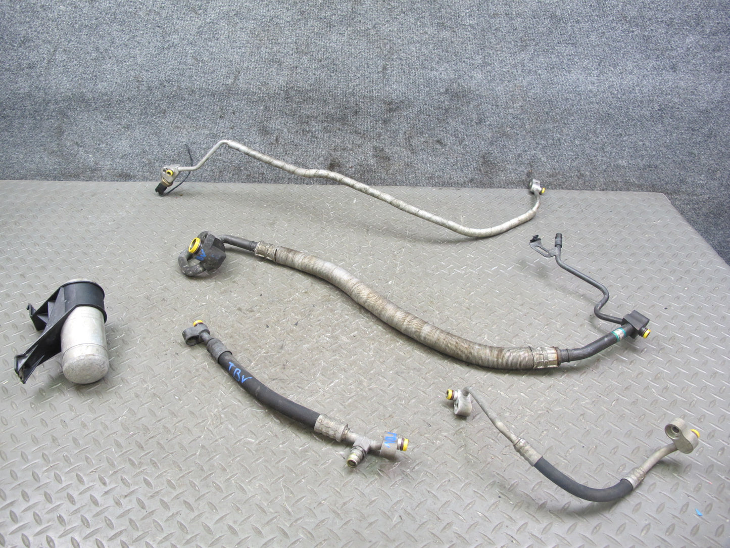 03-06 BMW E46 330i 330Ci Set of 4 A/C Air Condition Hose Pipe Line & Dryer OEM