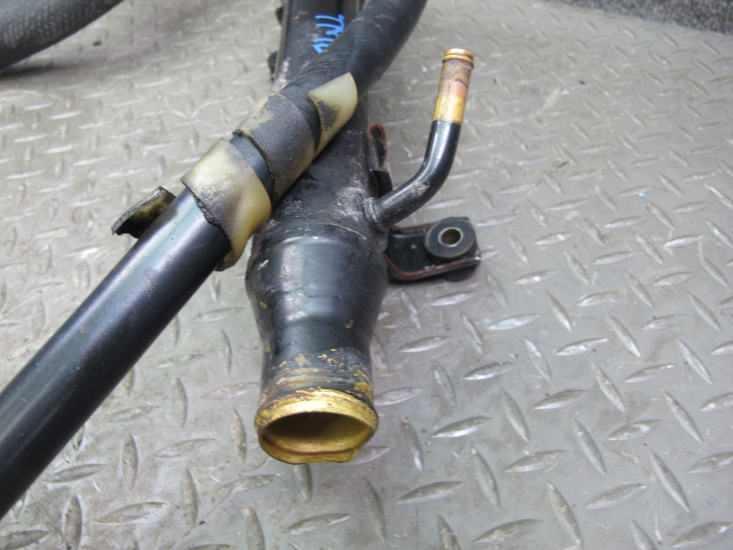 85-86 Toyota MR2 Engine & Automatic Transmission Oil Cooler Hose Pipe Set OEM