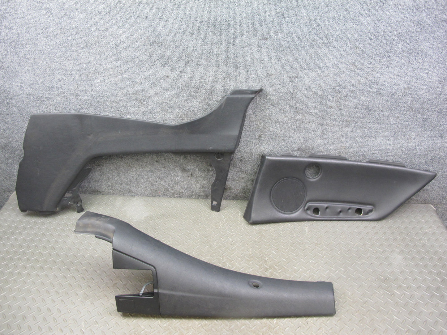 01-06 BMW E46 Convertible Rear Right Quarter Interior Trim Cover Panel Set OEM