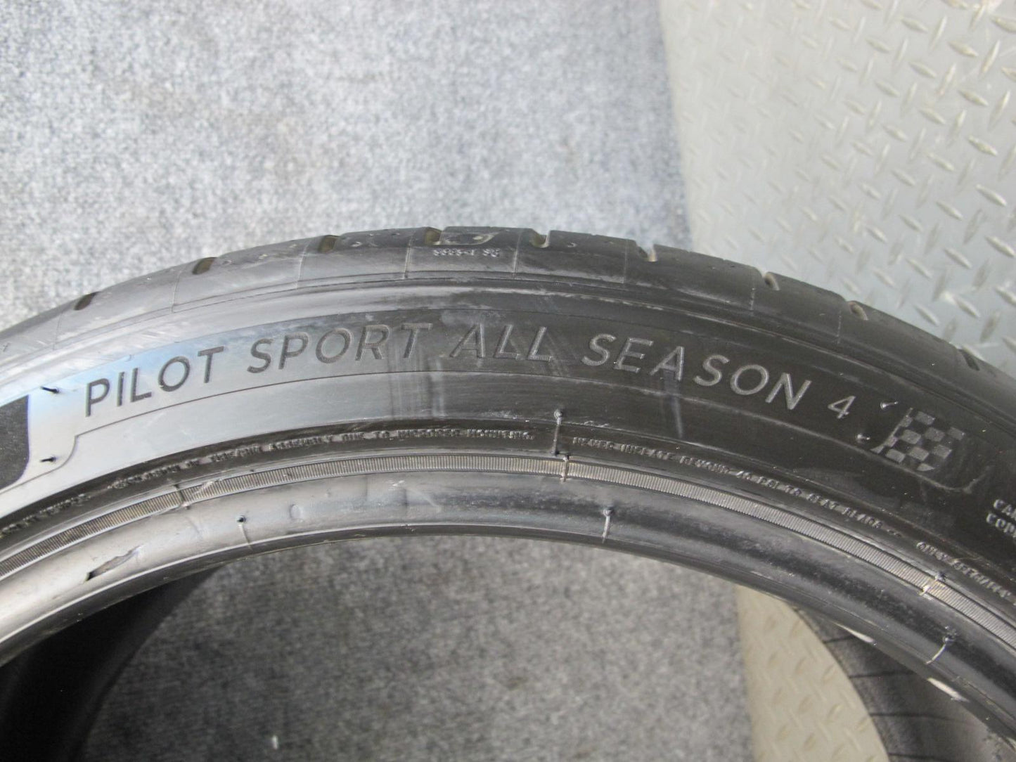 Set of 2 Michelin Pilot Sport ALL Season 4 Tire 275/35 ZR19 100Y 2524 8/32 Tread