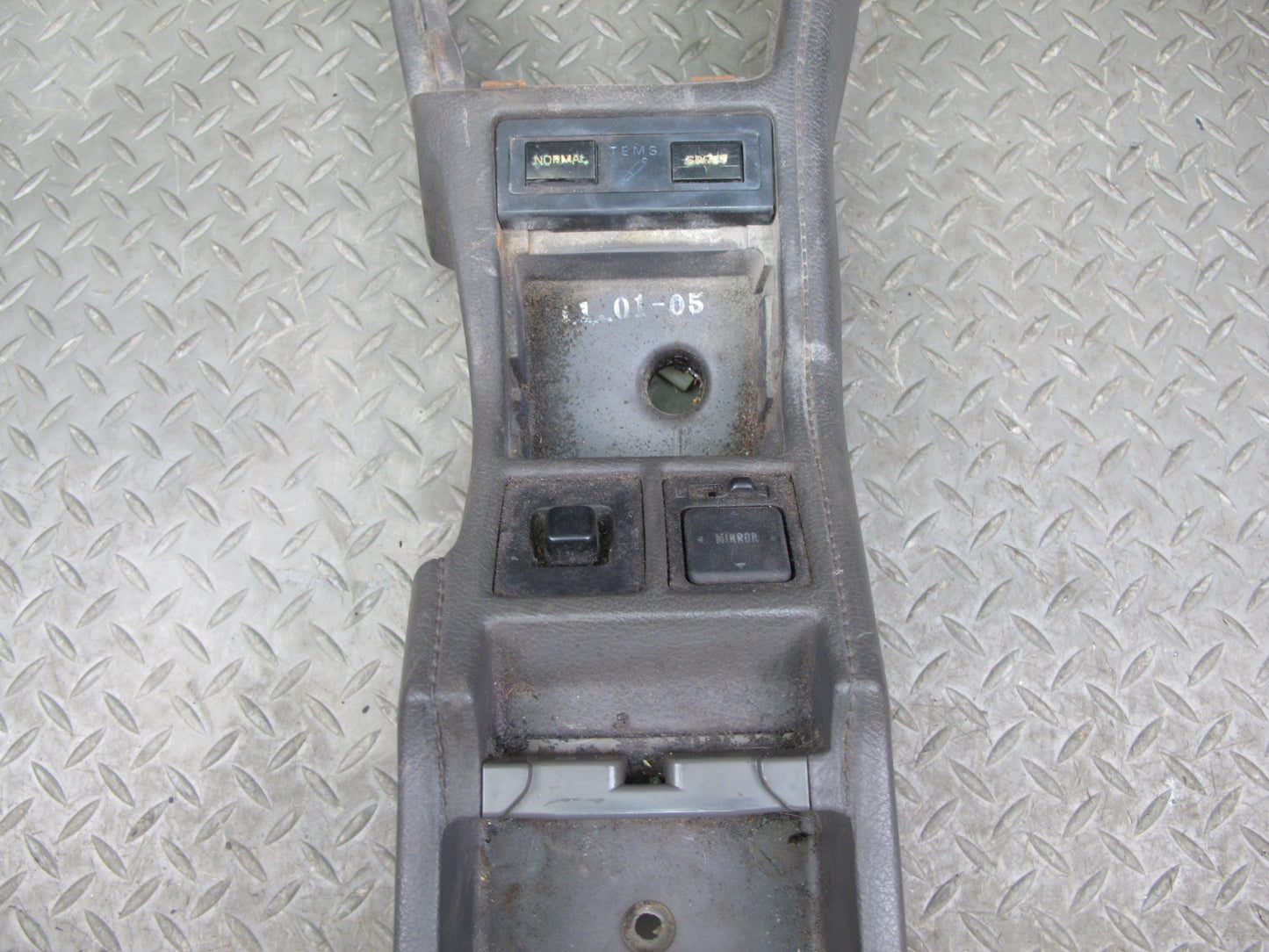 90-92 Toyota Supra MA70L Center Console Trim Cover Panel w Switches OEM