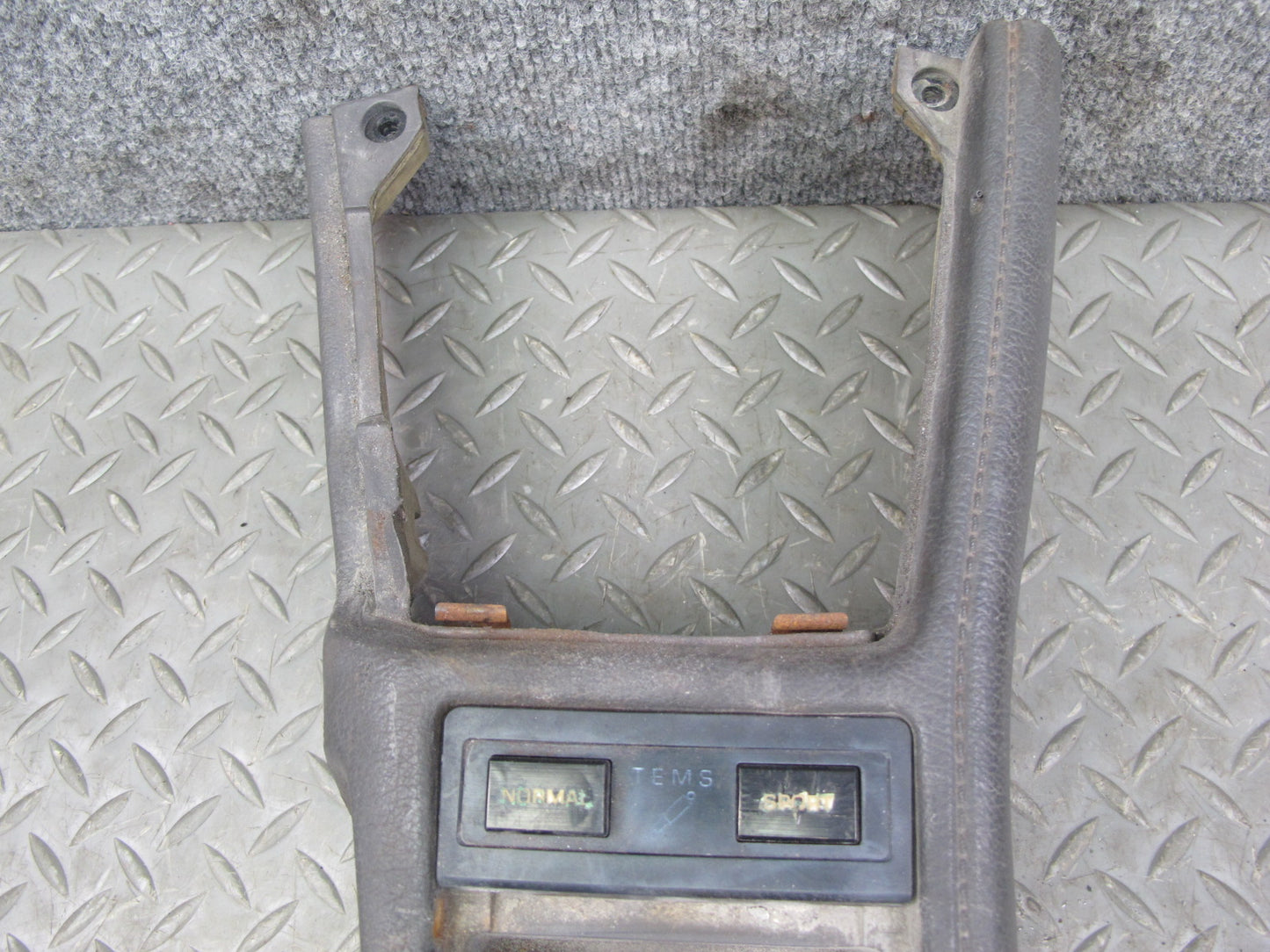 90-92 Toyota Supra MA70L Center Console Trim Cover Panel w Switches OEM
