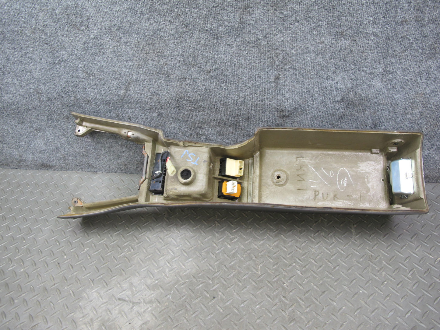 90-92 Toyota Supra MA70L Center Console Trim Cover Panel w Switches OEM