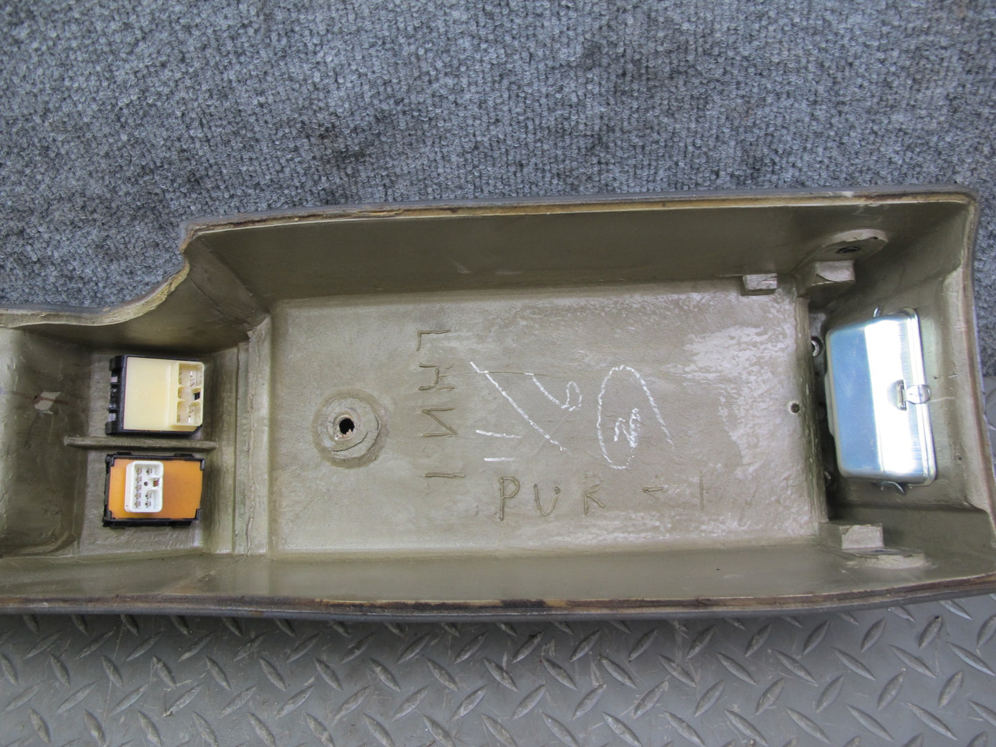 90-92 Toyota Supra MA70L Center Console Trim Cover Panel w Switches OEM