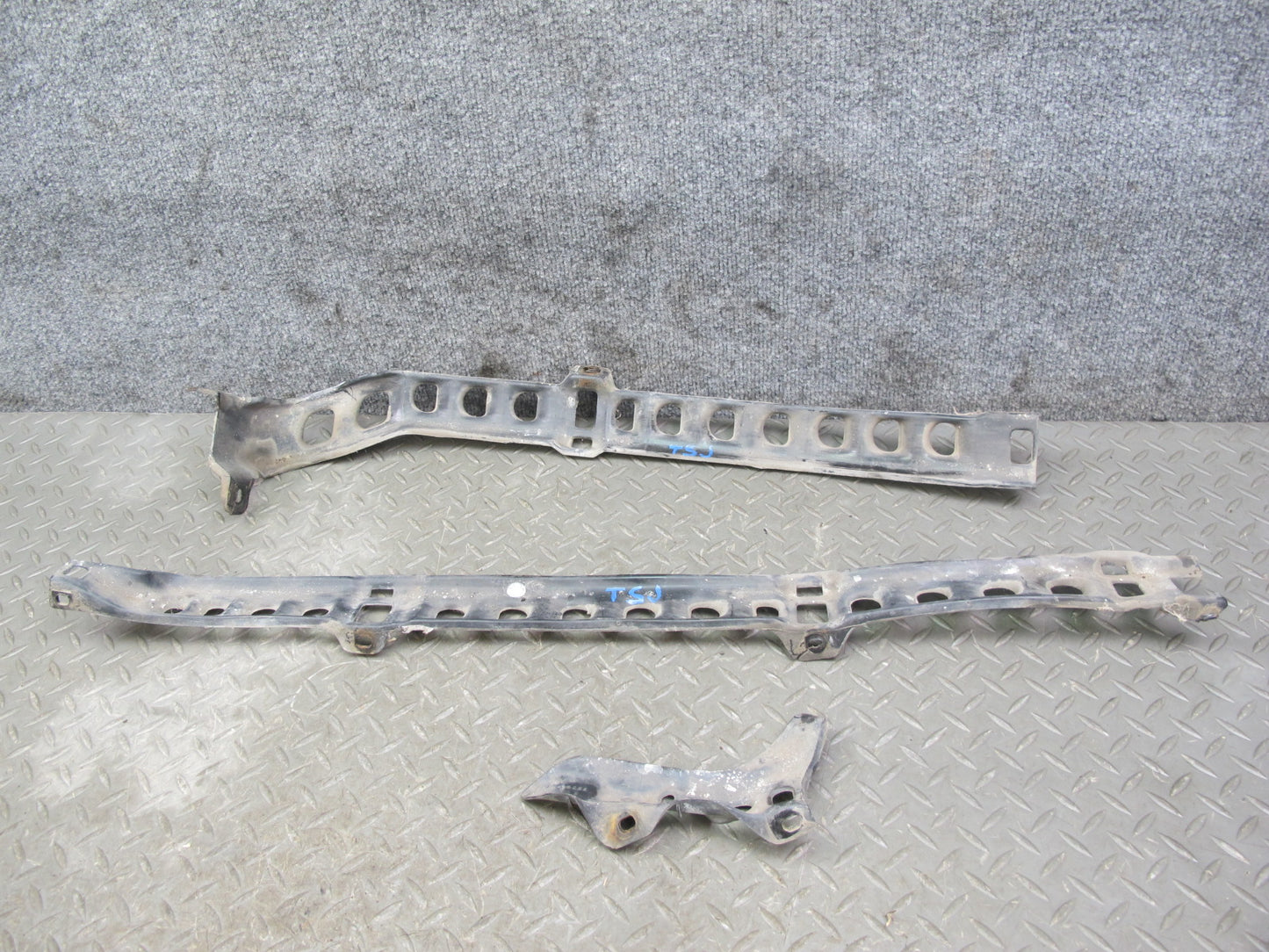 86-92 Toyota Supra MK3 Set of 3 Fuel Brake Line Protector Shield Cover OEM