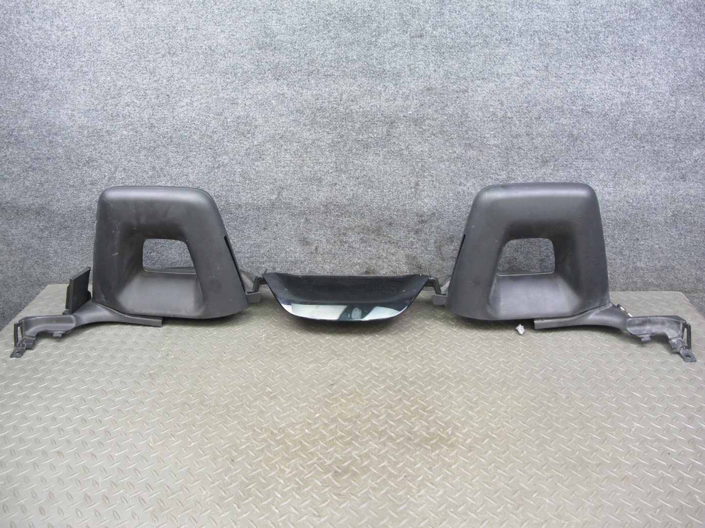 10-19 Nissan 370Z Z34 Convertible Rear Roll Bar Trim Cover Panel w Headrests OEM