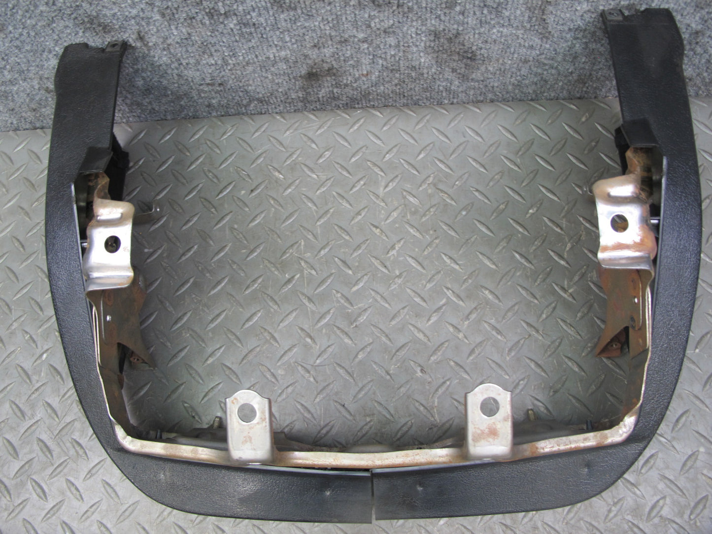 85-89 Toyota MR2 Dash Instrument Cluster Gauge Mount Bracket w Trim Cover OEM