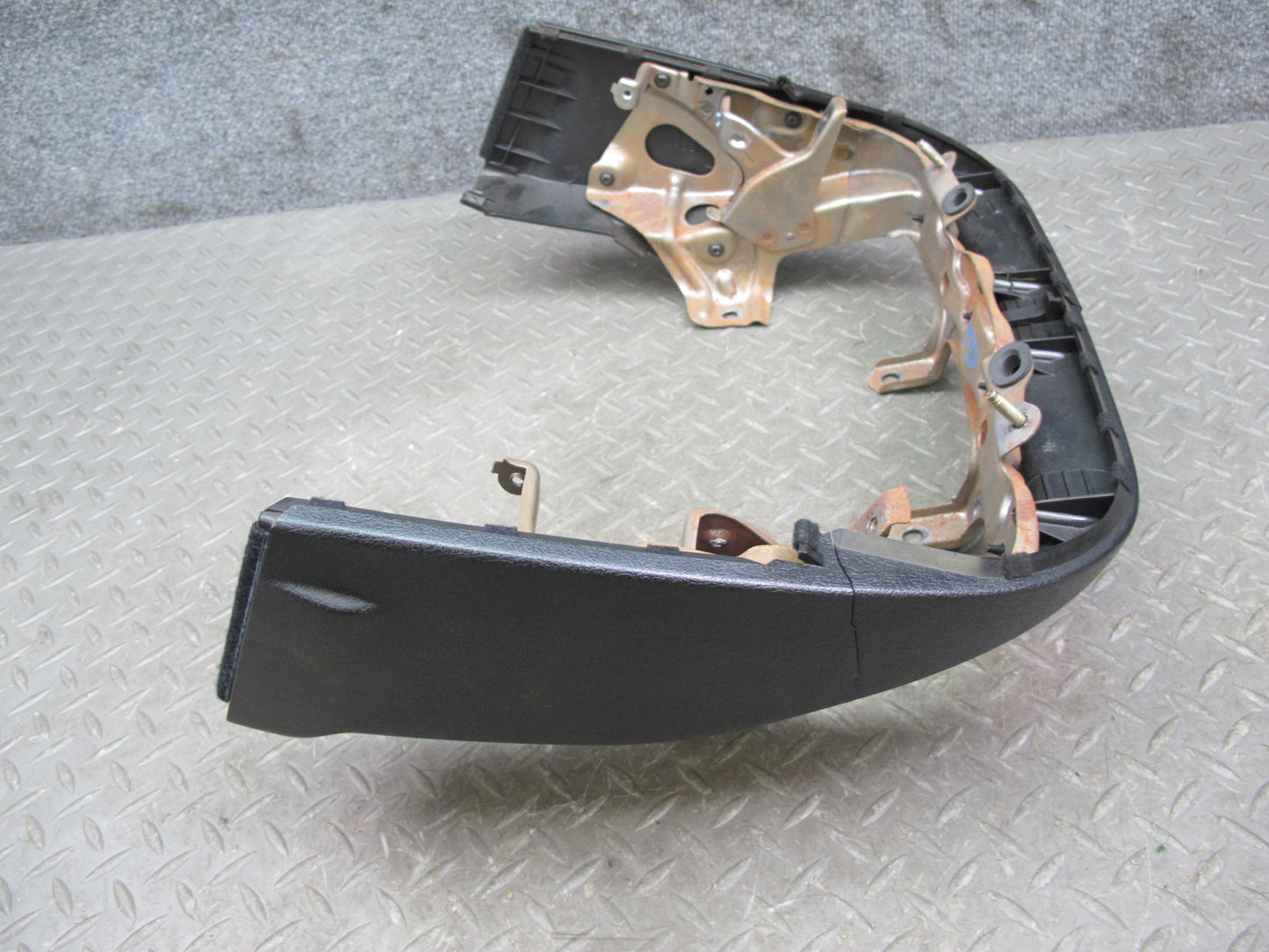85-89 Toyota MR2 Dash Instrument Cluster Gauge Mount Bracket w Trim Cover OEM