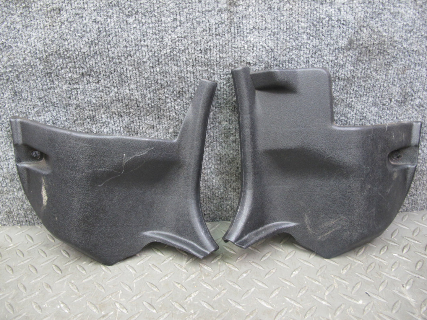 85-89 Toyota MR2 Set of 2 Left & Right Side Door Sill Kick Trim Cover Panel OEM