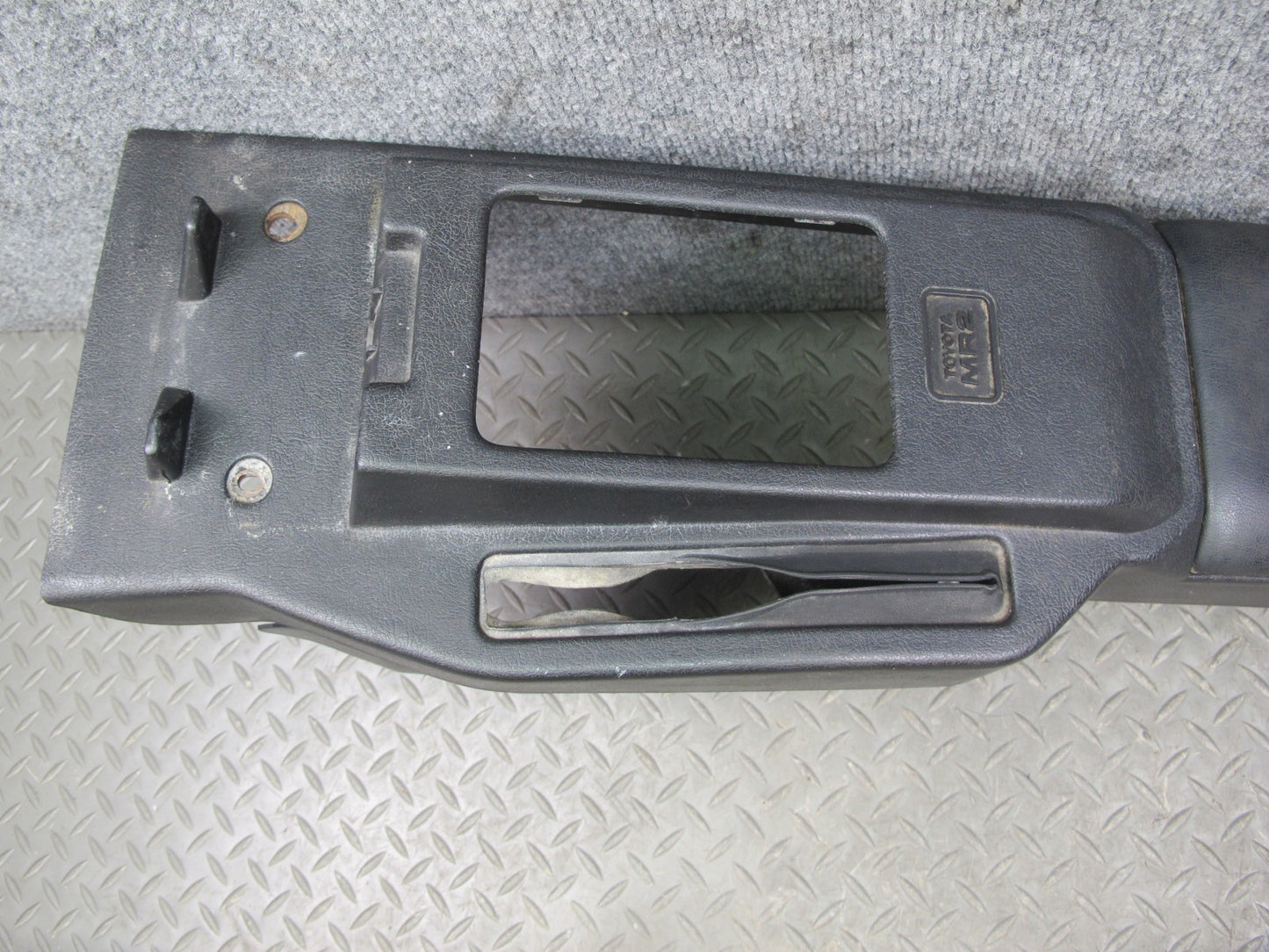 85-86 Toyota MR2 AW15 Front Center Console Trim Cover Panel OEM