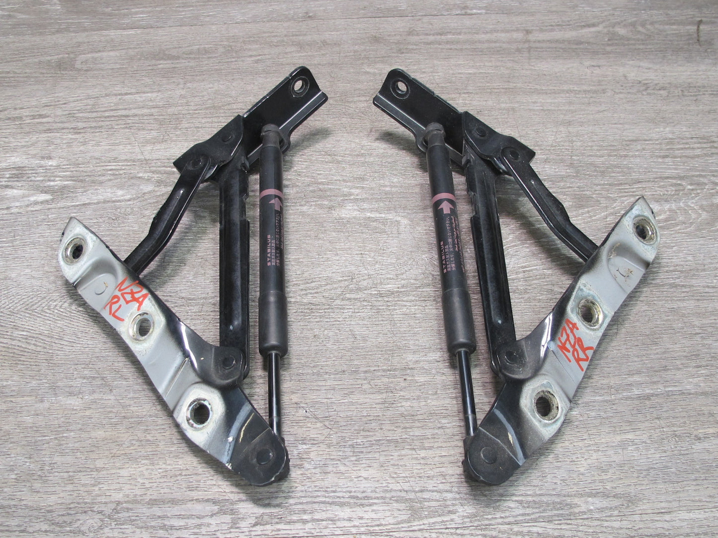 10-17 Nissan 370Z Z34 Convertible Set of 2 Rear Left & Right Trunk Hinge OEM