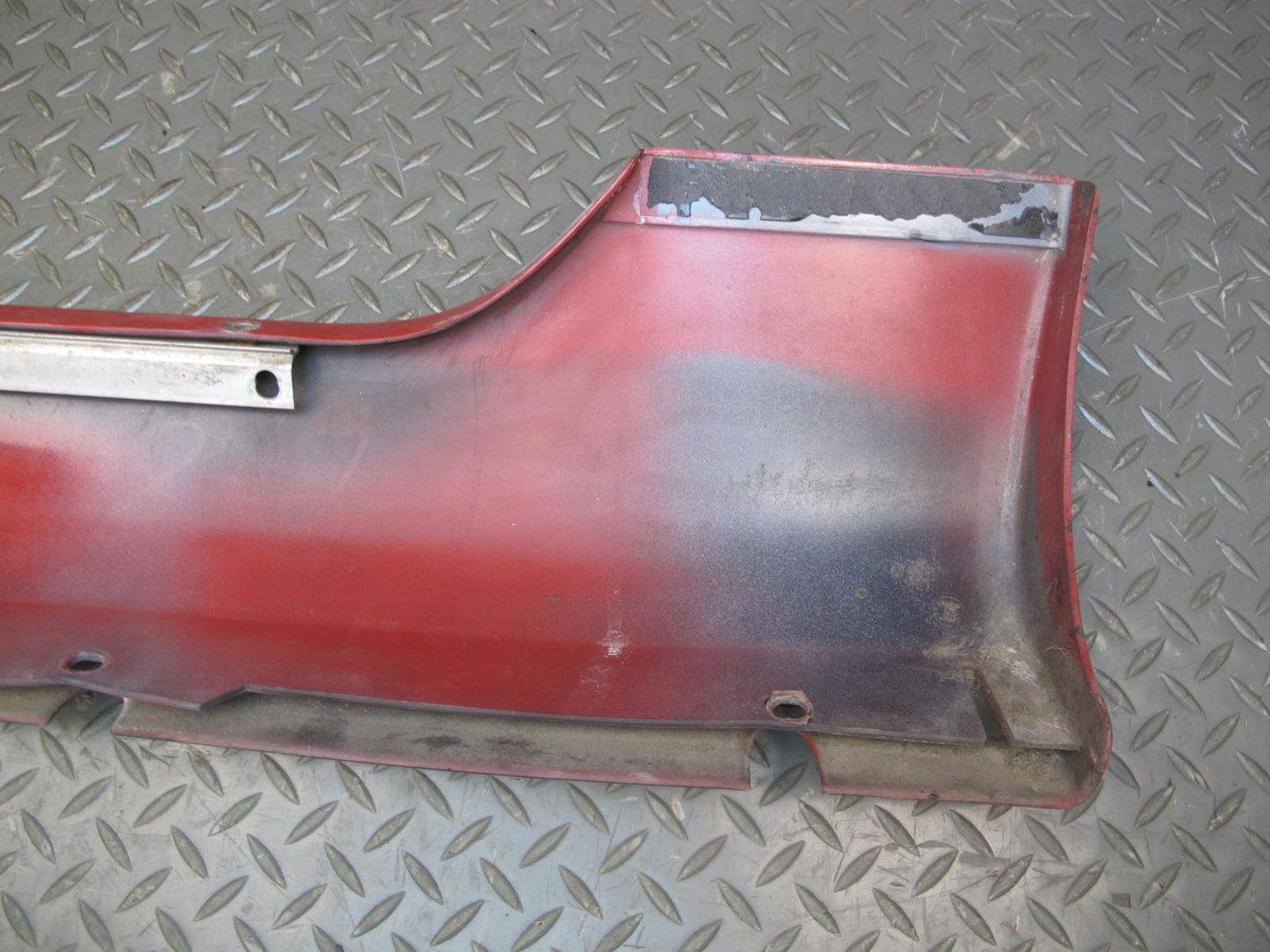 1987-1995 Porsche 928 S Rocker Molding Panel Skirt Right & Left Side Set RED