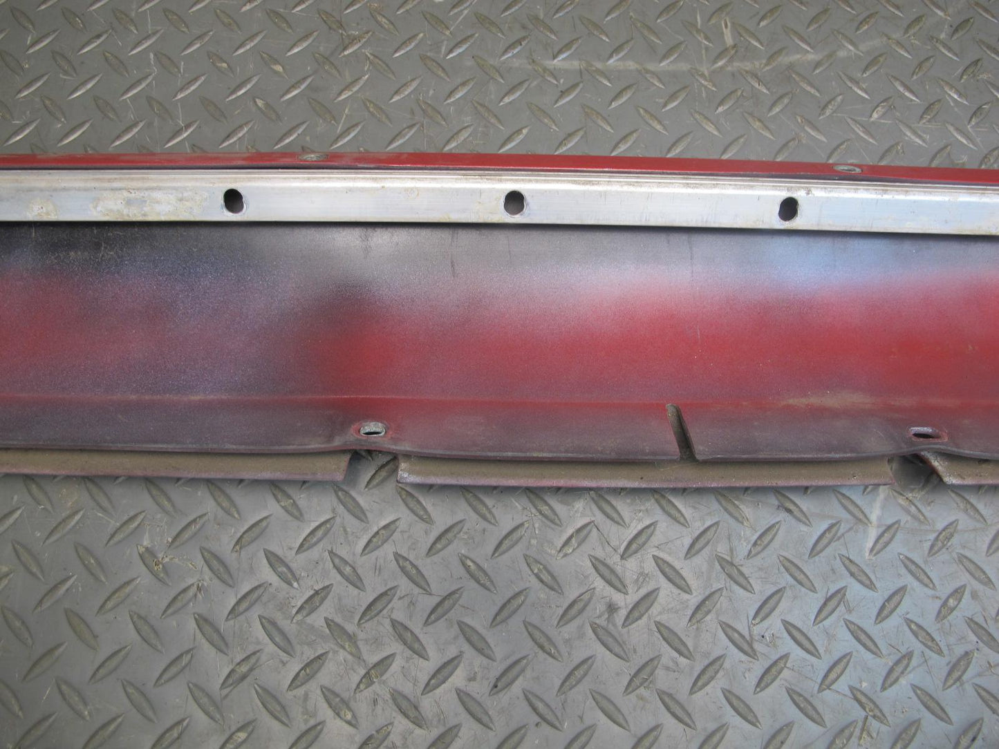 1987-1995 Porsche 928 S Rocker Molding Panel Skirt Right & Left Side Set RED