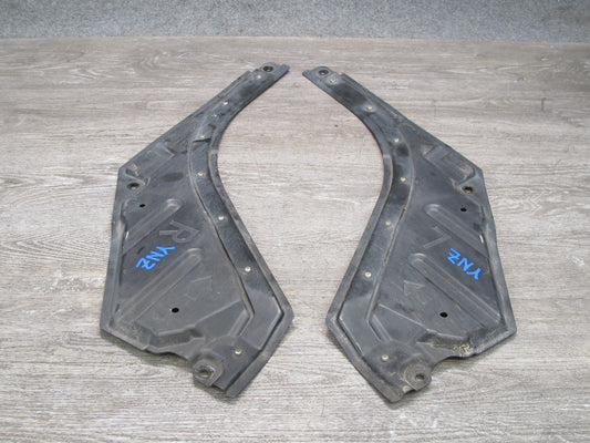 07-08 Nissan 350Z Z33 Coupe Set of 2 Front Right & Left Floor Splash Shield OEM